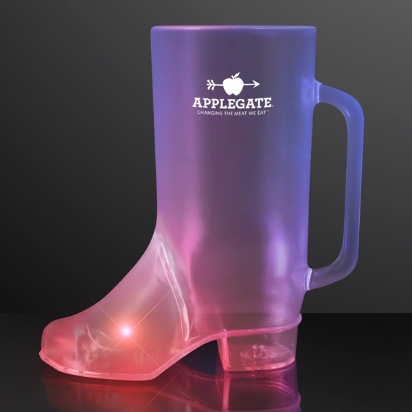Beer Boot Mug Light Up Drinking Glass - Beer Boot Mug Light Up Drinking Glass - Image 0 of 2