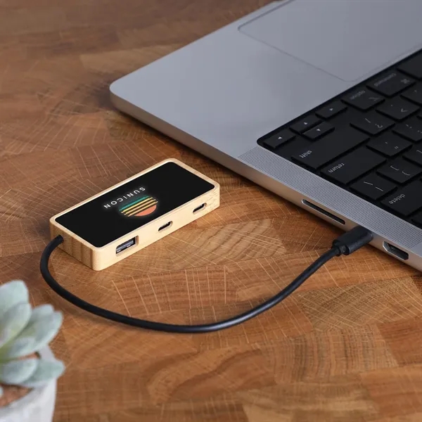 Custom Bamhub USB Hub