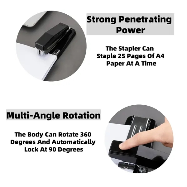 360 Degree Desktop Rotating Stapler - 360 Degree Desktop Rotating Stapler - Image 3 of 4