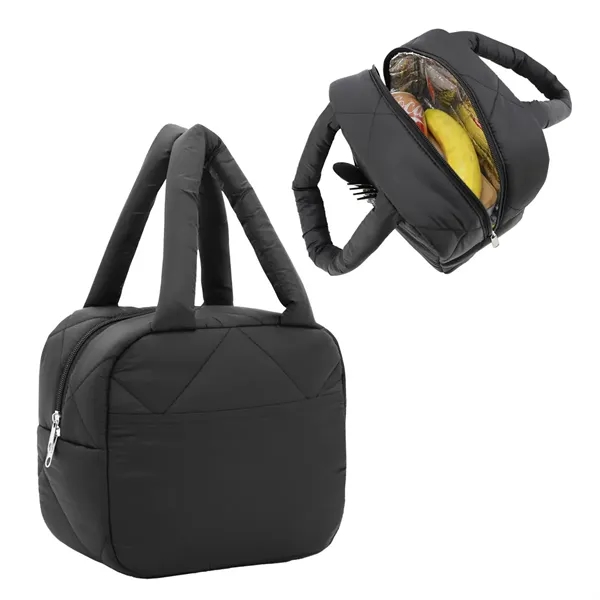Veranda Quilted Nylon Lunch Bag