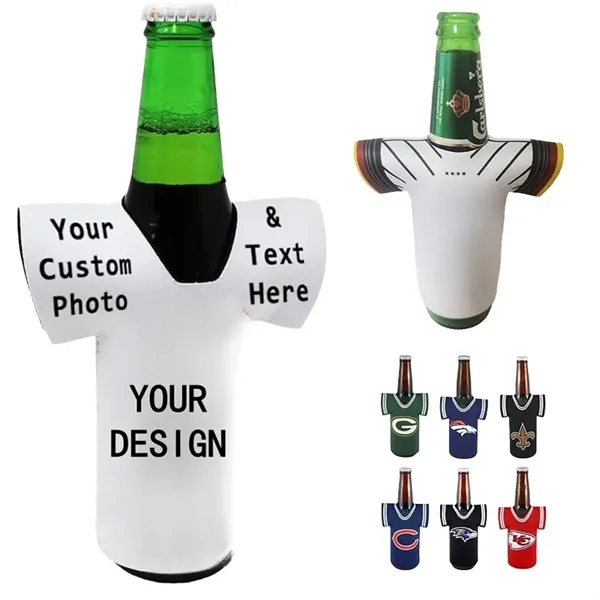 Jersey Bottle Cooler Sport Shirt Bottle Holder - Jersey Bottle Cooler Sport Shirt Bottle Holder - Image 0 of 4