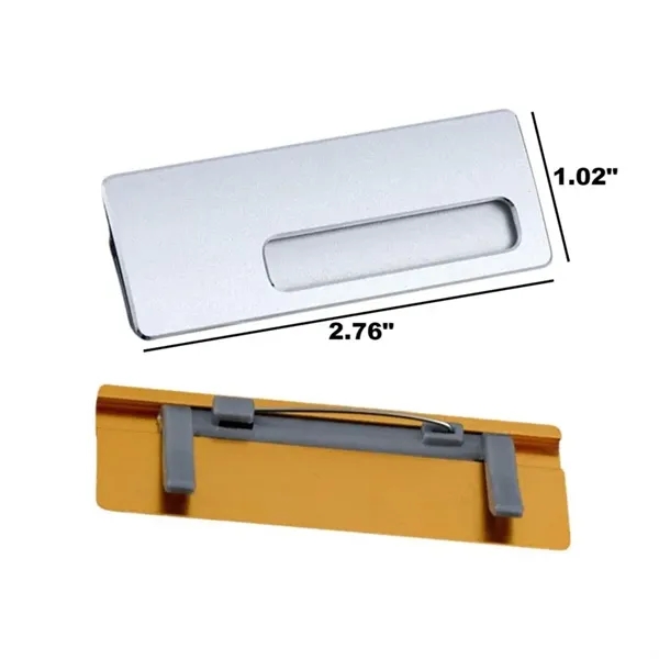 Aluminium Name Badge - Aluminium Name Badge - Image 1 of 1