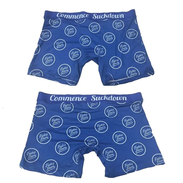 Boxer Briefs with Full Color Sublimation - Boxer Briefs with Full Color Sublimation - Image 1 of 5