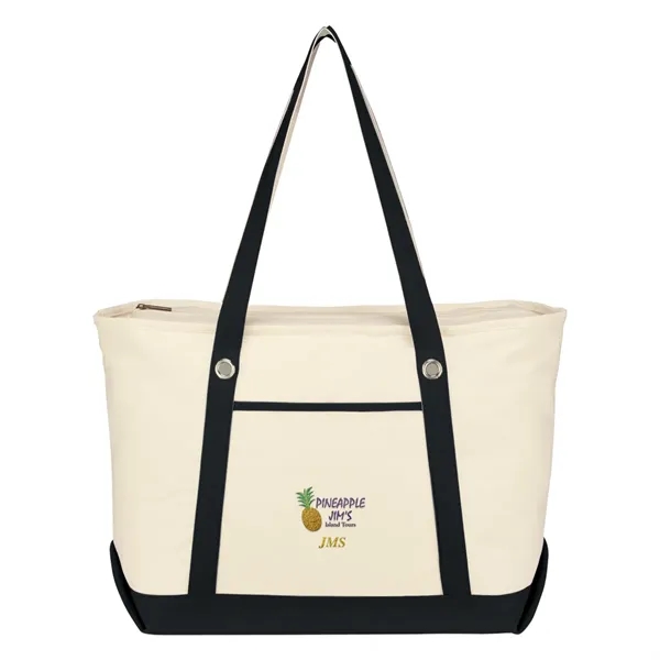 Large 12 Oz. Cotton Canvas Sailing Tote Bag