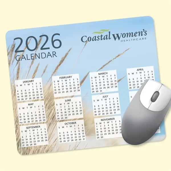 Origin'L Fabric® 8 x 9.5 x 1/4 Calendar Mouse Pad