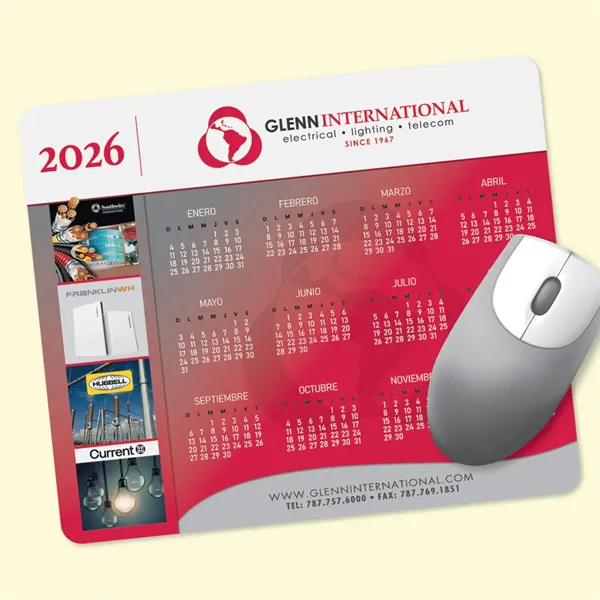 Origin'L Fabric® 8 x 9.5 x 1/16 Calendar Mouse Pad - Origin'L Fabric® 8 x 9.5 x 1/16 Calendar Mouse Pad - Image 0 of 1