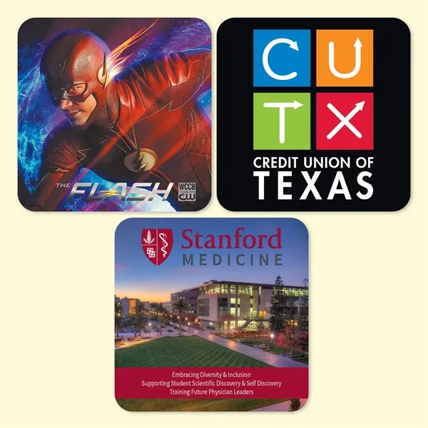 Vynex® Heavy Duty 4" x 4" x 1/16" Hard Surface Drink Coaster