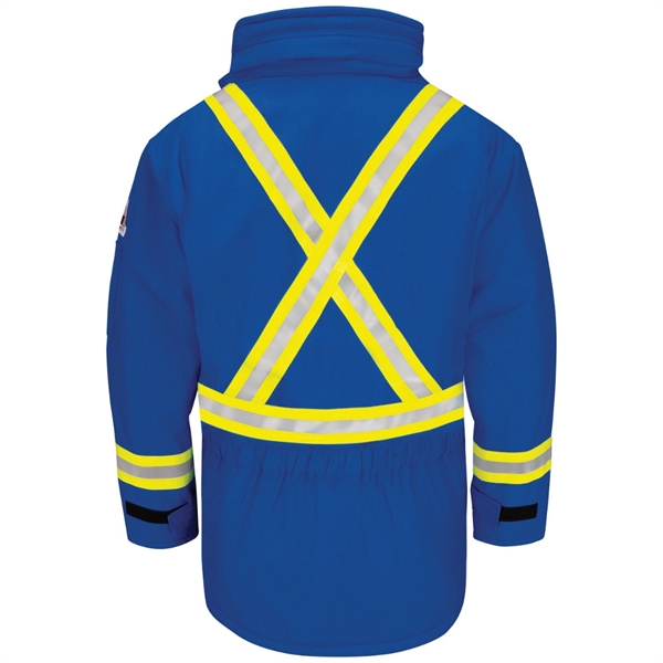 Bulwark Men's Nomex IIIA Deluxe Parka with Reflective Trim - Bulwark Men's Nomex IIIA Deluxe Parka with Reflective Trim - Image 1 of 1