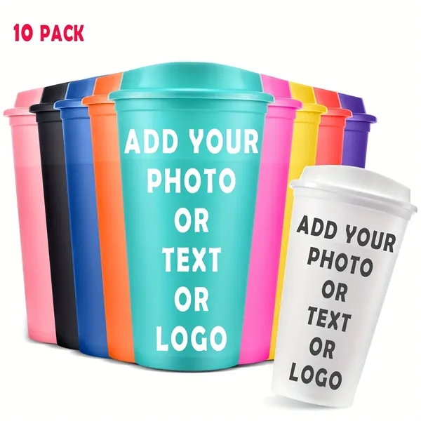 16oz Custom Plastic Cups - 16oz Custom Plastic Cups - Image 0 of 5