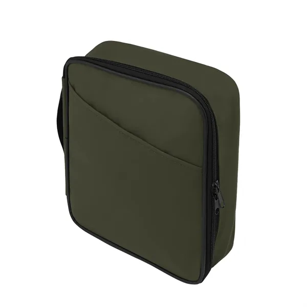 Hudson rPET Leatherette Tech Organizer - Hudson rPET Leatherette Tech Organizer - Image 11 of 13