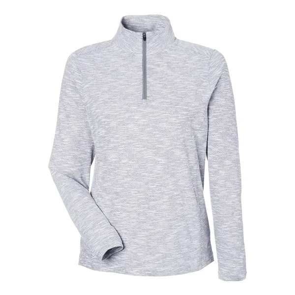 North End Women's Eclipse Jacquard Quarter-Zip Pullover - North End Women's Eclipse Jacquard Quarter-Zip Pullover - Image 7 of 8