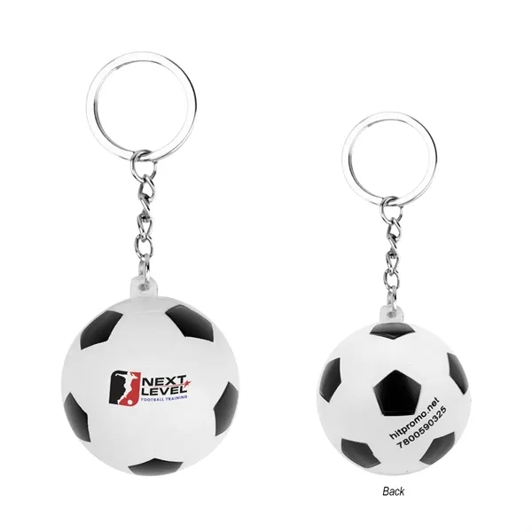 Soccer Ball Stress Reliever Keychain - Soccer Ball Stress Reliever Keychain - Image 1 of 4