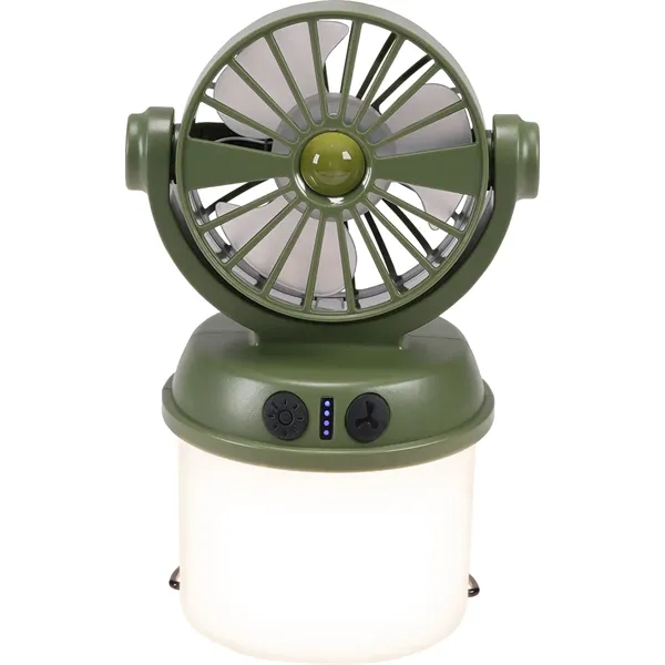 Rechargeable 3W COB Lantern with Fan