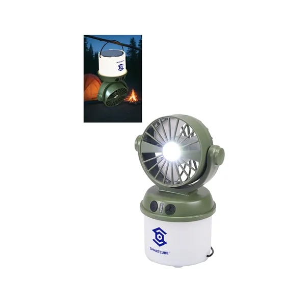 Rechargeable 3W COB Lantern with Fan