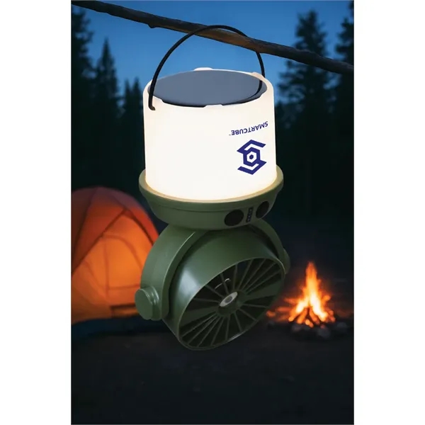 Rechargeable 3W COB Lantern with Fan