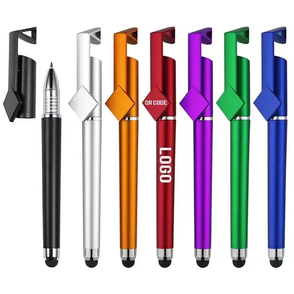 3-in-1 QR Code Stylus/Gel Pen - 3-in-1 QR Code Stylus/Gel Pen - Image 0 of 5