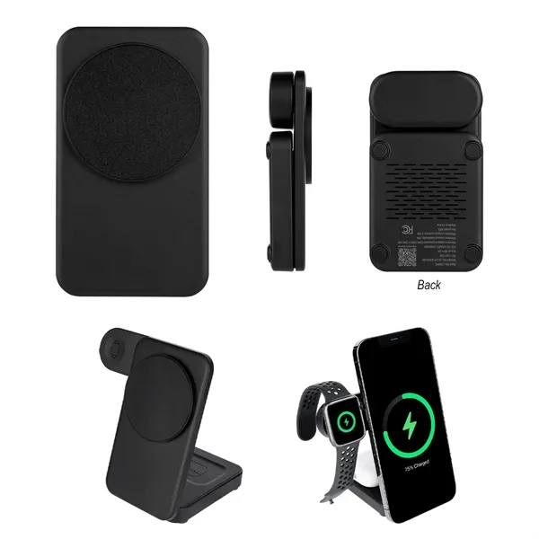 Foldable rABS Magnetic Wireless Charger