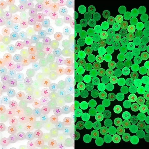 Glow in The Dark Acrylic Letter Beads - Glow in The Dark Acrylic Letter Beads - Image 2 of 5