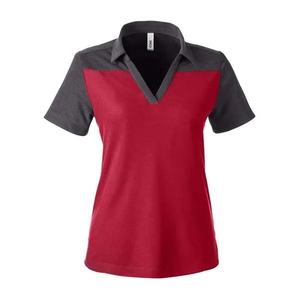 CORE365 Women's Fusion ChromaSoft™ Colorblock Polo - CORE365 Women's Fusion ChromaSoft™ Colorblock Polo - Image 9 of 14