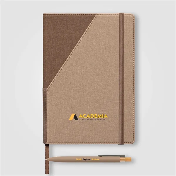 Xanadu Recycled Plastic Pen & A5 Notebook Set -ColorJet