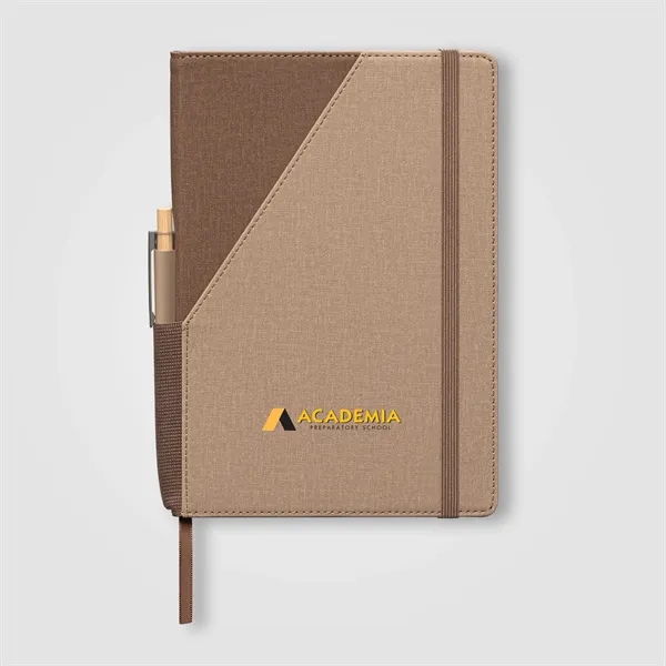 Xanadu Recycled Plastic Pen & A5 Notebook Set -ColorJet