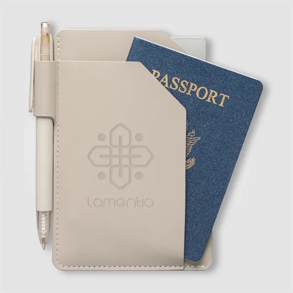 Malmo Recycled PU Passport Holder Notebook - A6