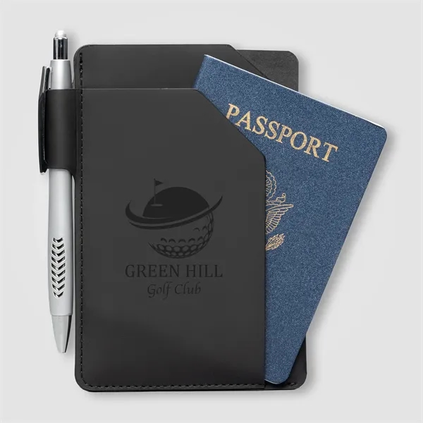 Malmo Recycled PU Passport Holder Notebook - A6