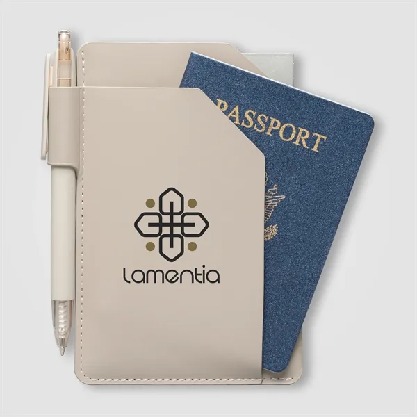 Malmo Recycled PU Passport Holder Notebook - A6