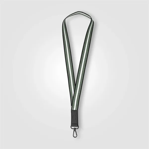 Newport rPET Chevron Phone Lanyard 17.19x1in -Deboss