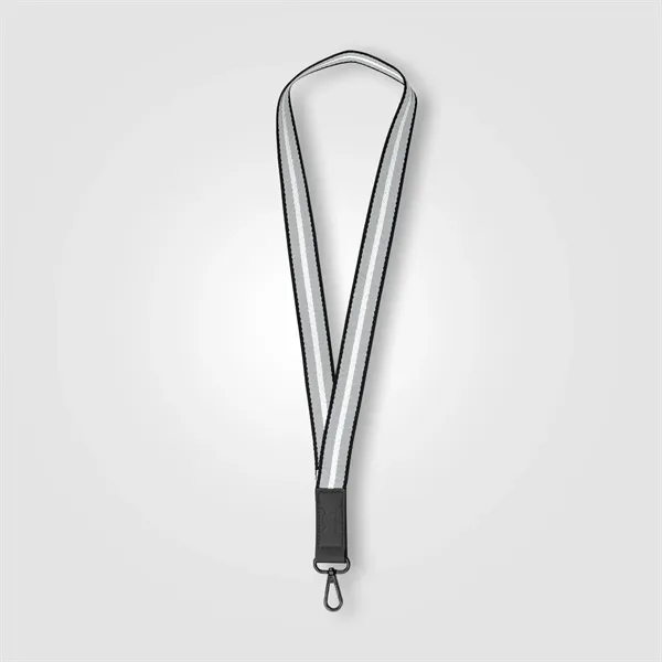 Newport rPET Chevron Phone Lanyard 17.19x1in -Deboss