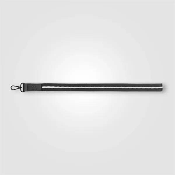 Newport rPET Chevron Phone Lanyard 17.19x1in -Deboss