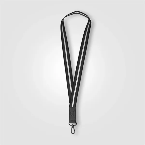 Newport rPET Chevron Phone Lanyard 17.19x1in -Deboss
