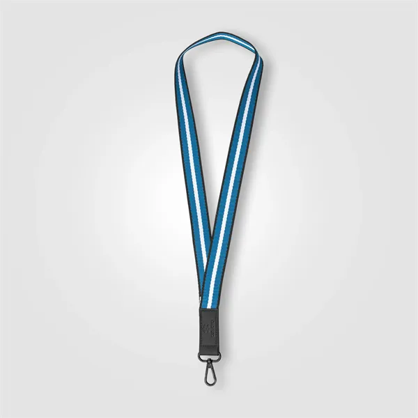 Newport rPET Chevron Phone Lanyard 17.19x1in -Deboss