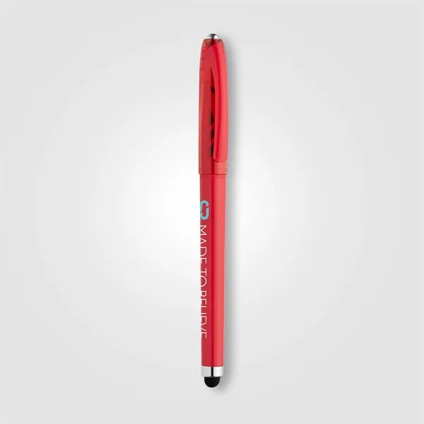 Prism Recycled Plastic Fidget Ball Stylus Gel Pen
