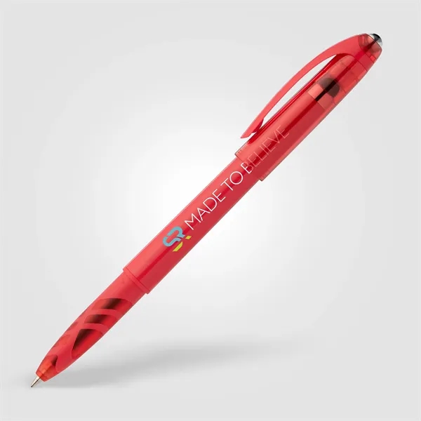 Prism Recycled Plastic Fidget Ball Stylus Gel Pen