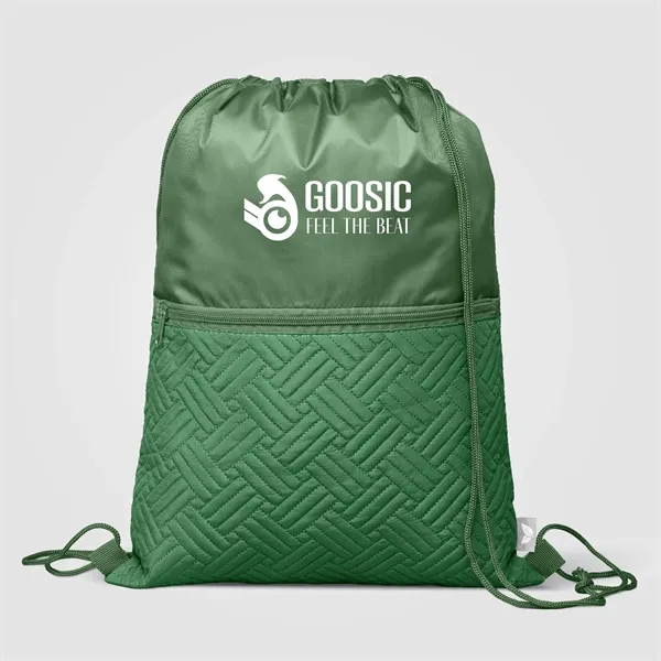 Sora Recycled Quilted Drawstring Bag - 6L