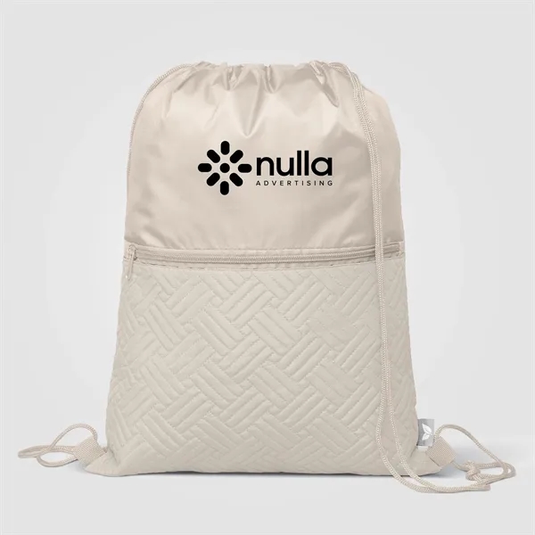 Sora Recycled Quilted Drawstring Bag - 6L