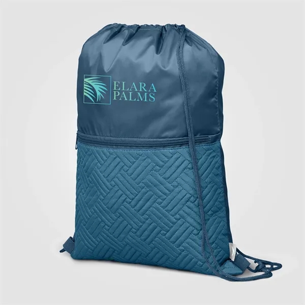 Sora Recycled Quilted Drawstring Bag - 6L