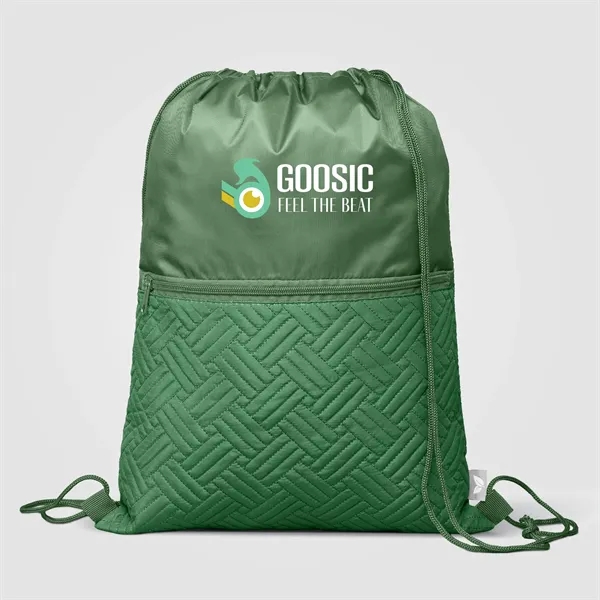 Sora Recycled Quilted Drawstring Bag - 6L