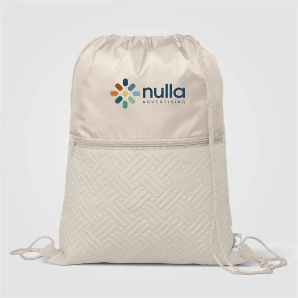Sora Recycled Quilted Drawstring Bag - 6L