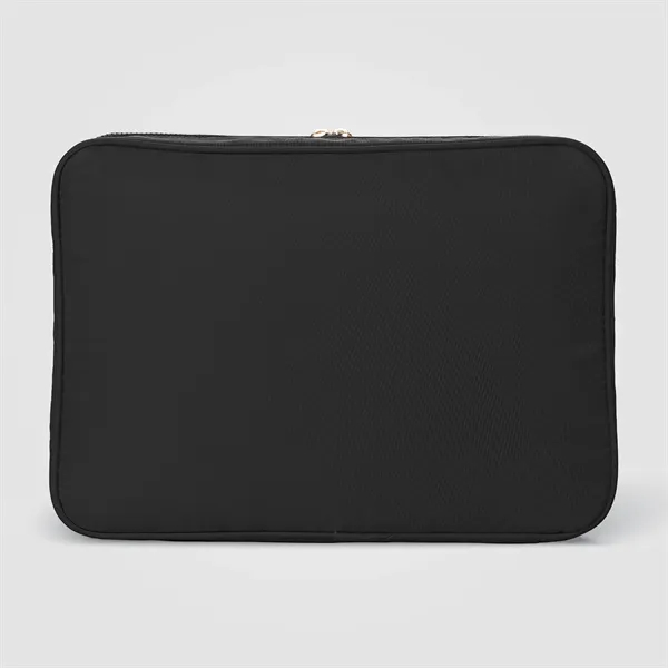 Auric Recycled 75D Polyester Gold Zipper Laptop Case