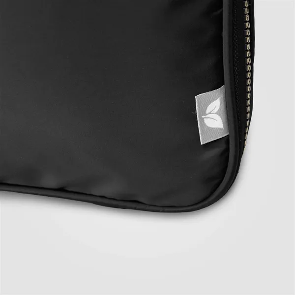 Auric Recycled 75D Polyester Gold Zipper Laptop Case