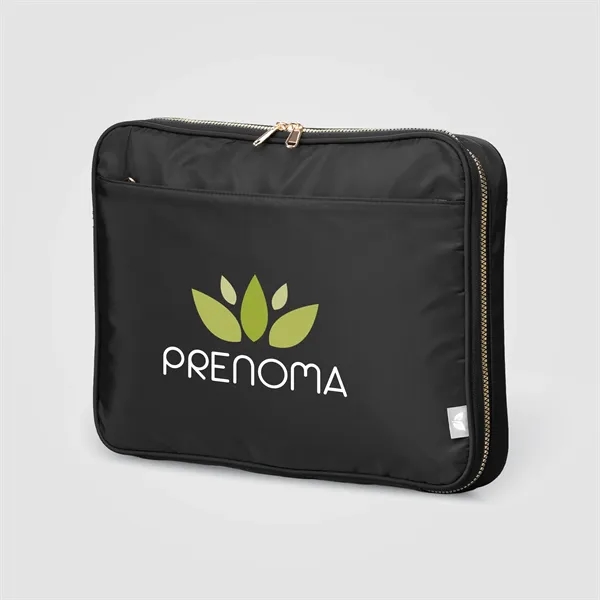 Auric Recycled 75D Polyester Gold Zipper Laptop Case