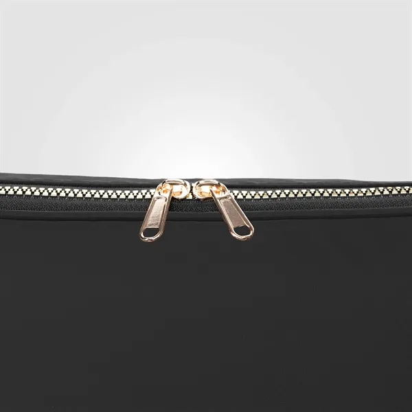 Auric Recycled 75D Polyester Gold Zipper Laptop Case