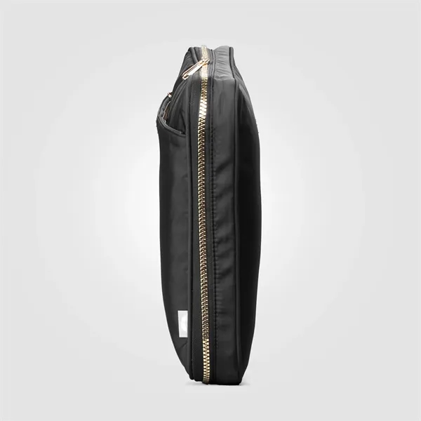 Auric Recycled 75D Polyester Gold Zipper Laptop Case
