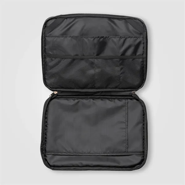 Auric Recycled 75D Polyester Gold Zipper Laptop Case