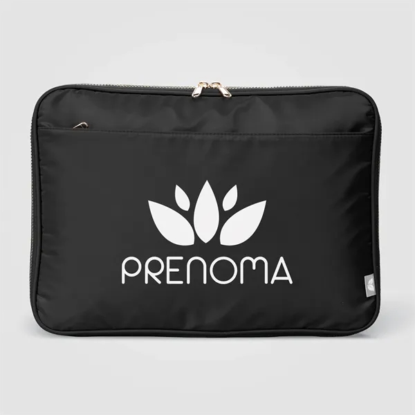 Auric Recycled 75D Polyester Gold Zipper Laptop Case