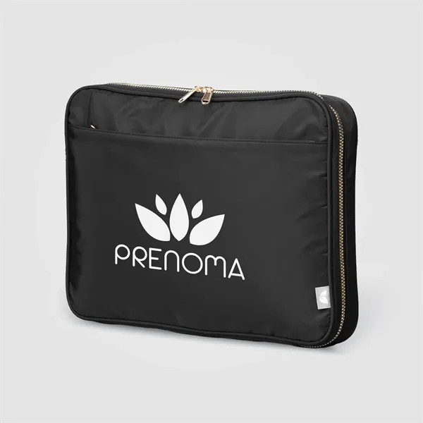 Auric Recycled 75D Polyester Gold Zipper Laptop Case