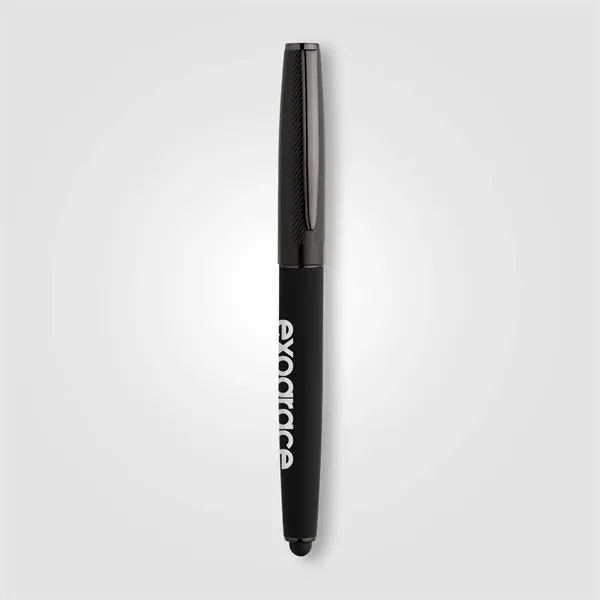 Metropolis™ Recycled Aluminium Stylus Gel Pen - Laser
