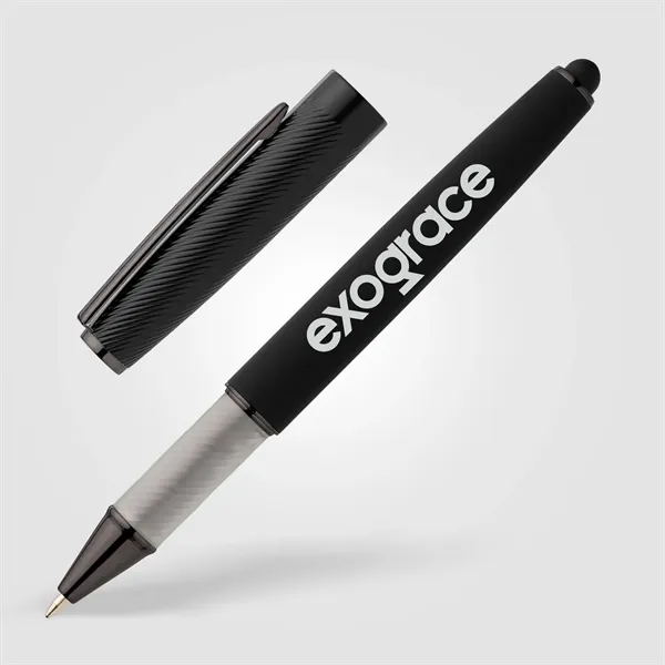 Metropolis™ Recycled Aluminium Stylus Gel Pen - Laser